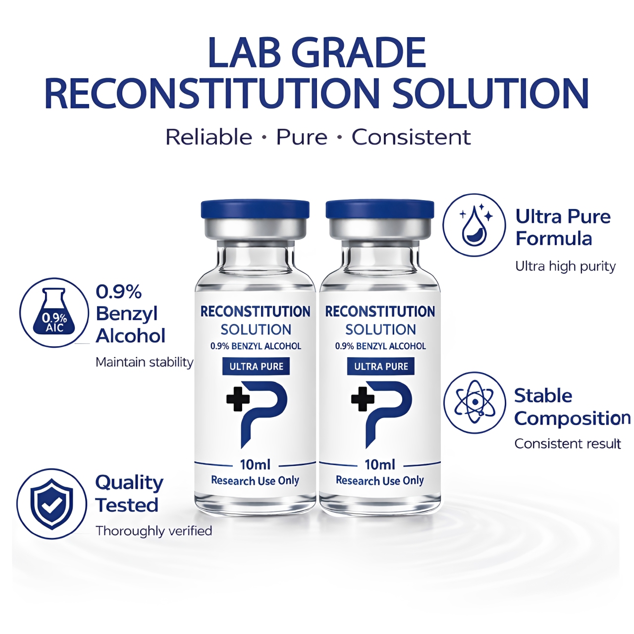 Reconstitution Solution Glass Vial