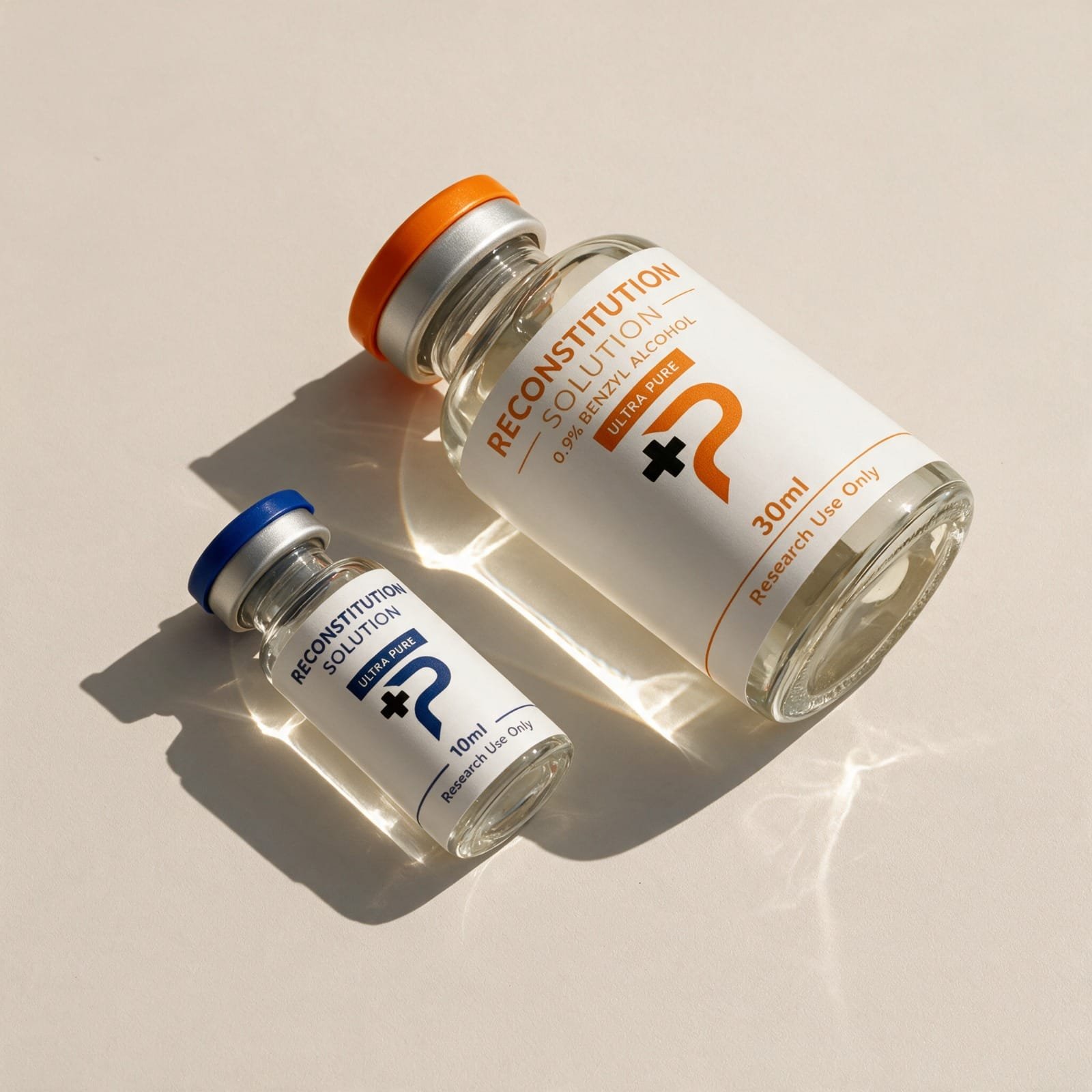 Pharmera Health Reconstitution Solution — 10 mL and 30 mL vial packaging